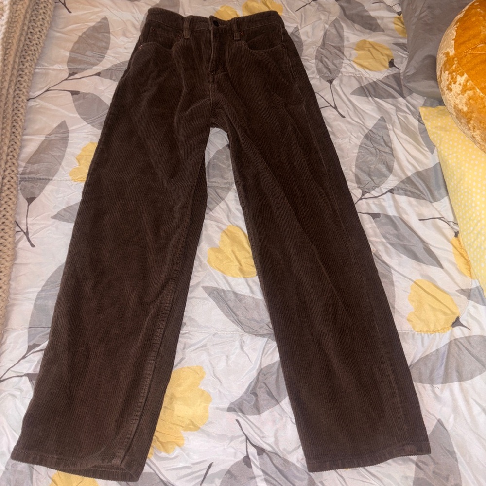 Motel rocks high waisted brown parallel jeans